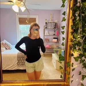 Free People “The Way Home Shorts” size XS in color Green Mist 💚